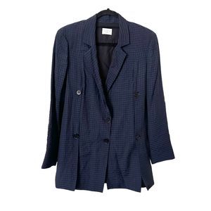 GREY JASON WU Oversized Checkered Blazer‎ NWOT Sz 4